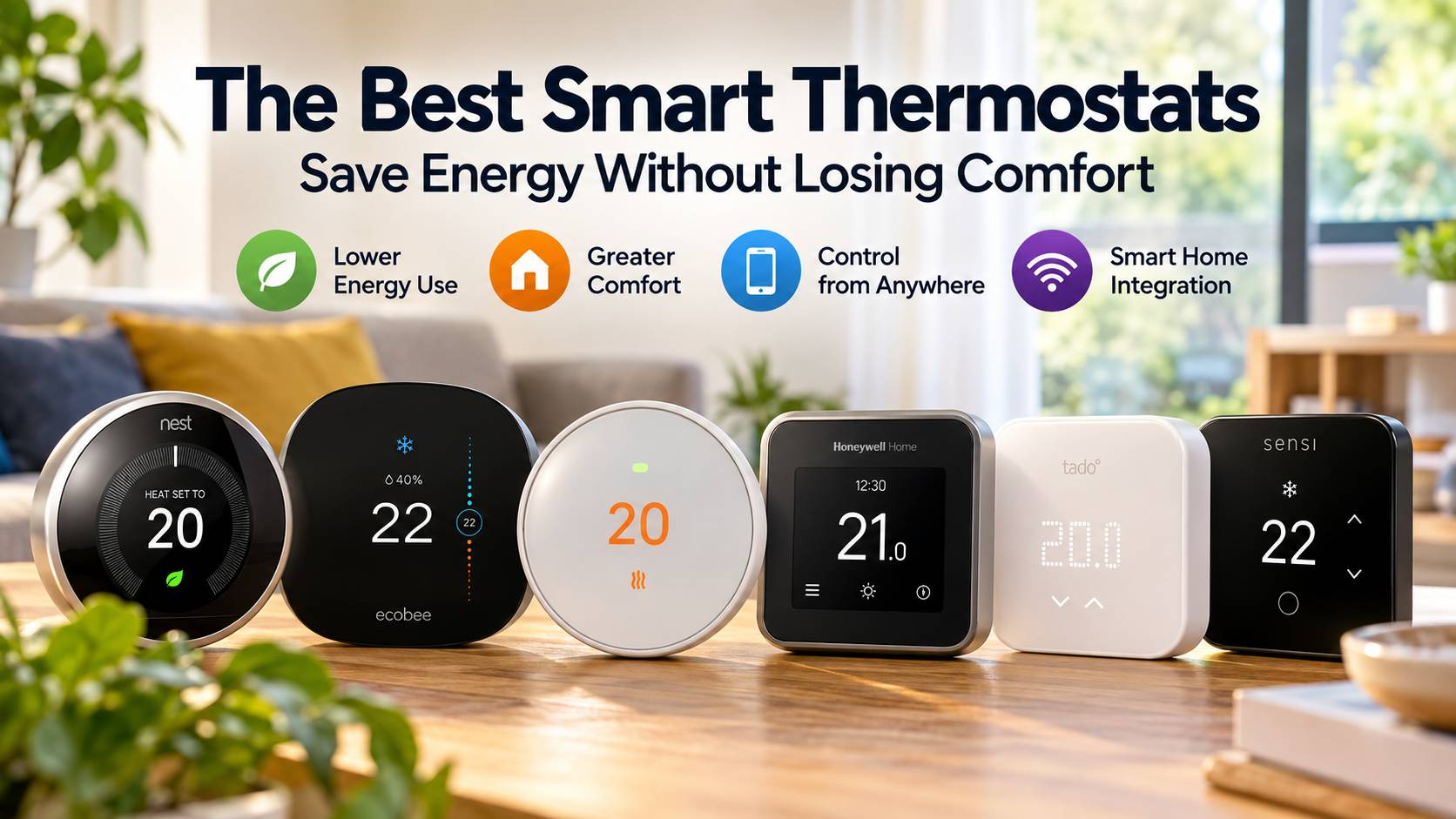 Best smart thermostats for energy-efficient home heating and cooling